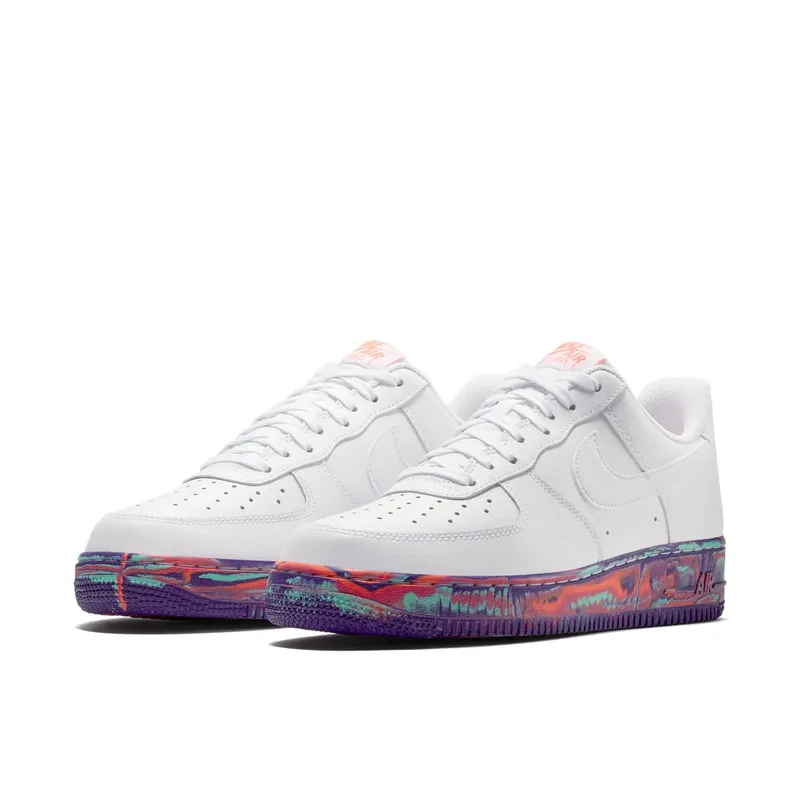 Nike Air Force 1 Low White Multi-Color Marble White/White-Vast Grey (AJ9507-100)