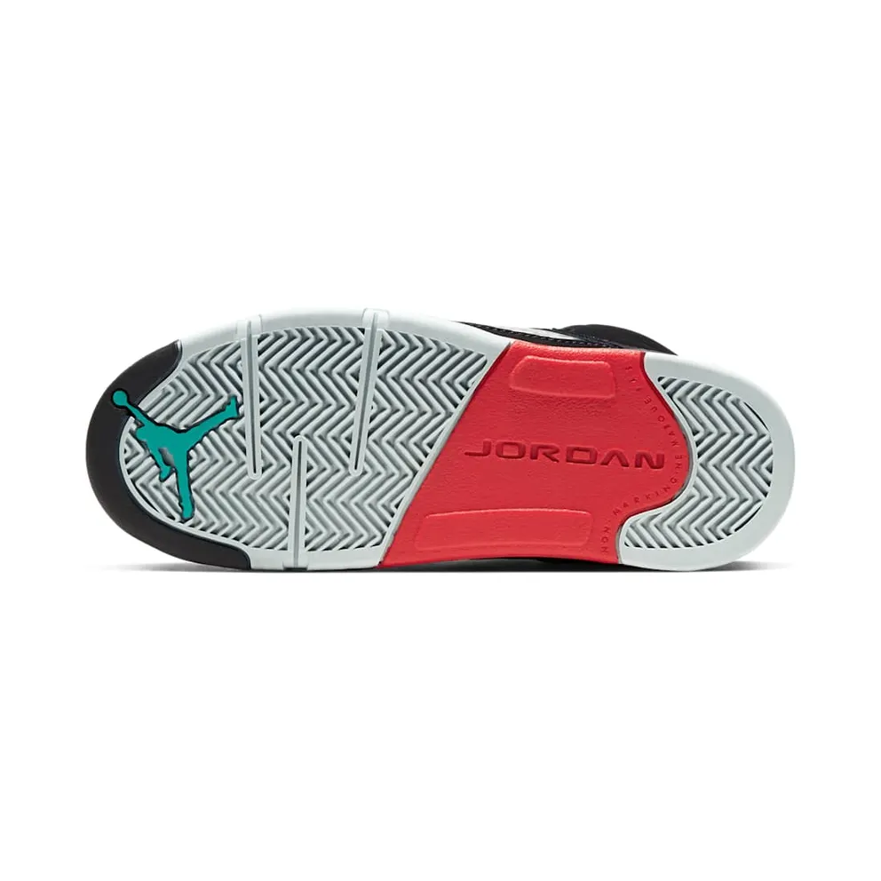 Jordan 5 Retro Top 3 (PS) Black/Fire Red-Grape Ice-New Emerald (CZ2990-001)