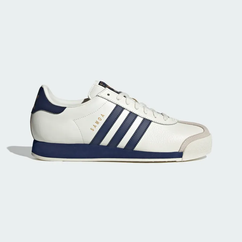 Adidas Samoa Off White / Dark Blue / Gold Metallic (JQ0047)