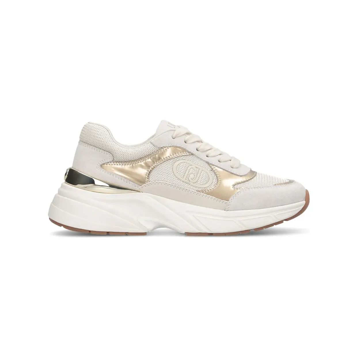 Liu·jo Cow Suede/Mesh/Metal Milk/Light Gold (BF5017PX031S1874)