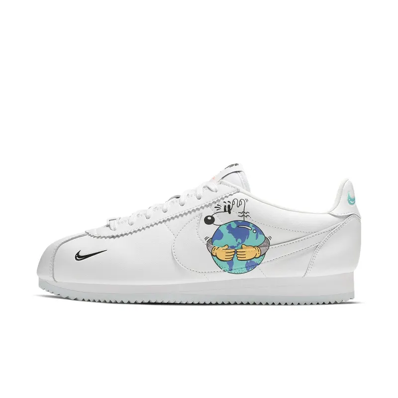 Nike Cortez Flyleather Steve Harrington Earth Day (2019) White/White-White (CI5548-100)