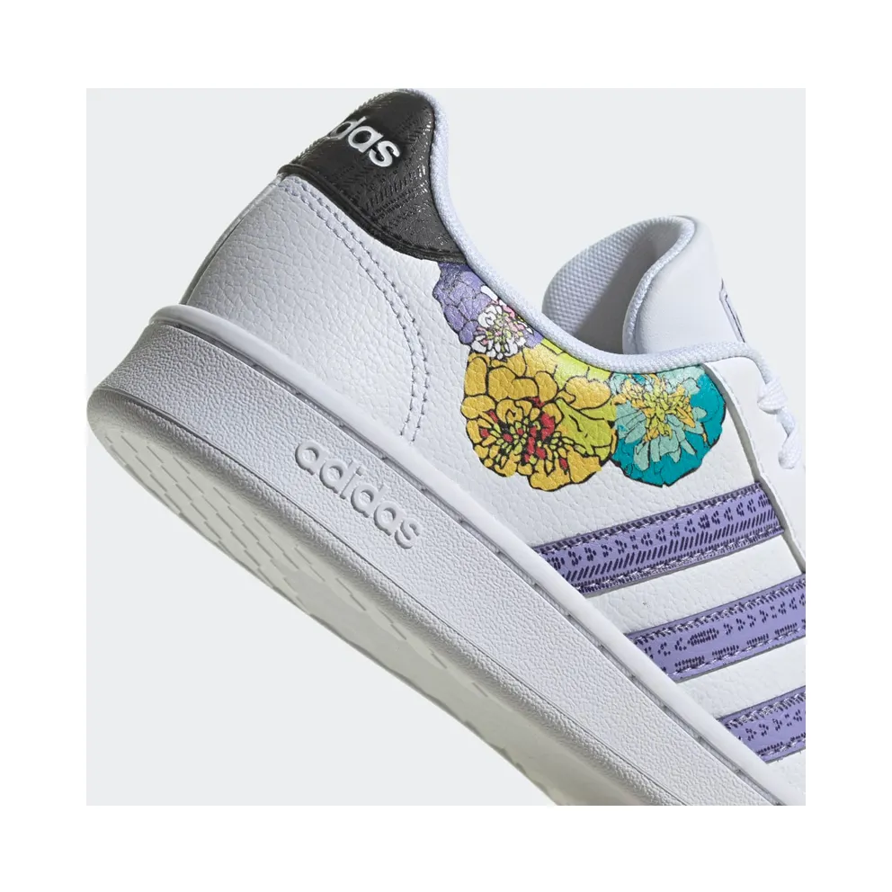 adidas Grand Court Base Cloud White / Light Purple / Core Black (GW6246)