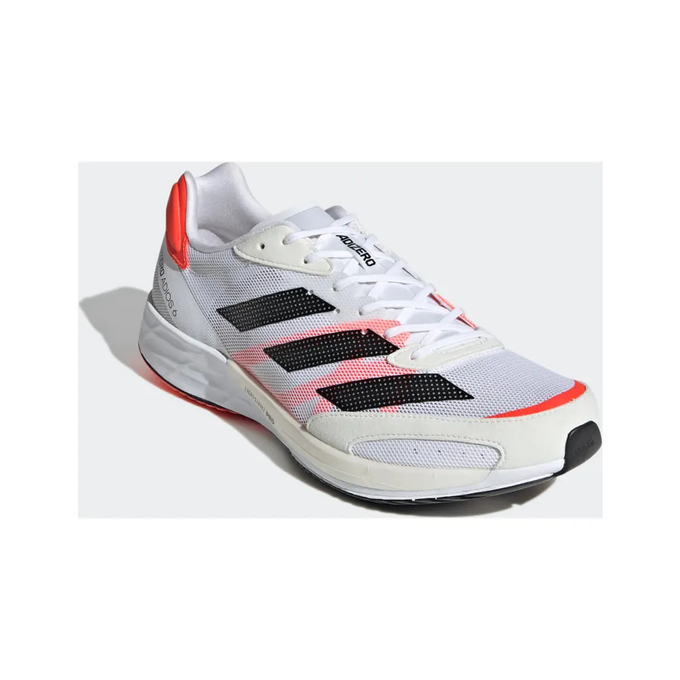 adidas Adizero Adios 6 Cloud White / Core Black / Solar Red (FY4073)