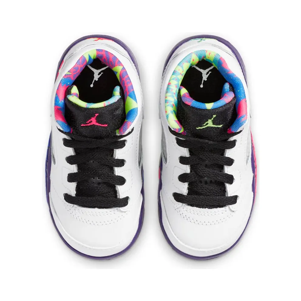 Jordan 5 Retro Alternate Bel-Air (TD) White/Court Purple-Racer Pink-Ghost Green (DB3025-100)