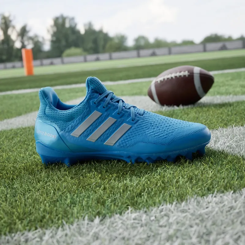adidas Ultra Boost Football Cleats Solar Blue Silver Metallic (JP7412)
