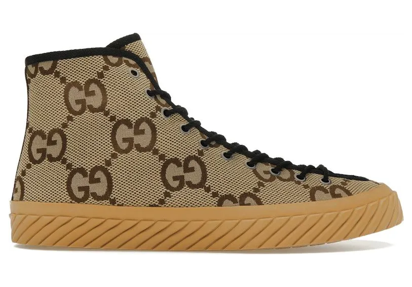 Gucci Maxi GG High Top Beige Ebony (703034 UKOH0 2590)