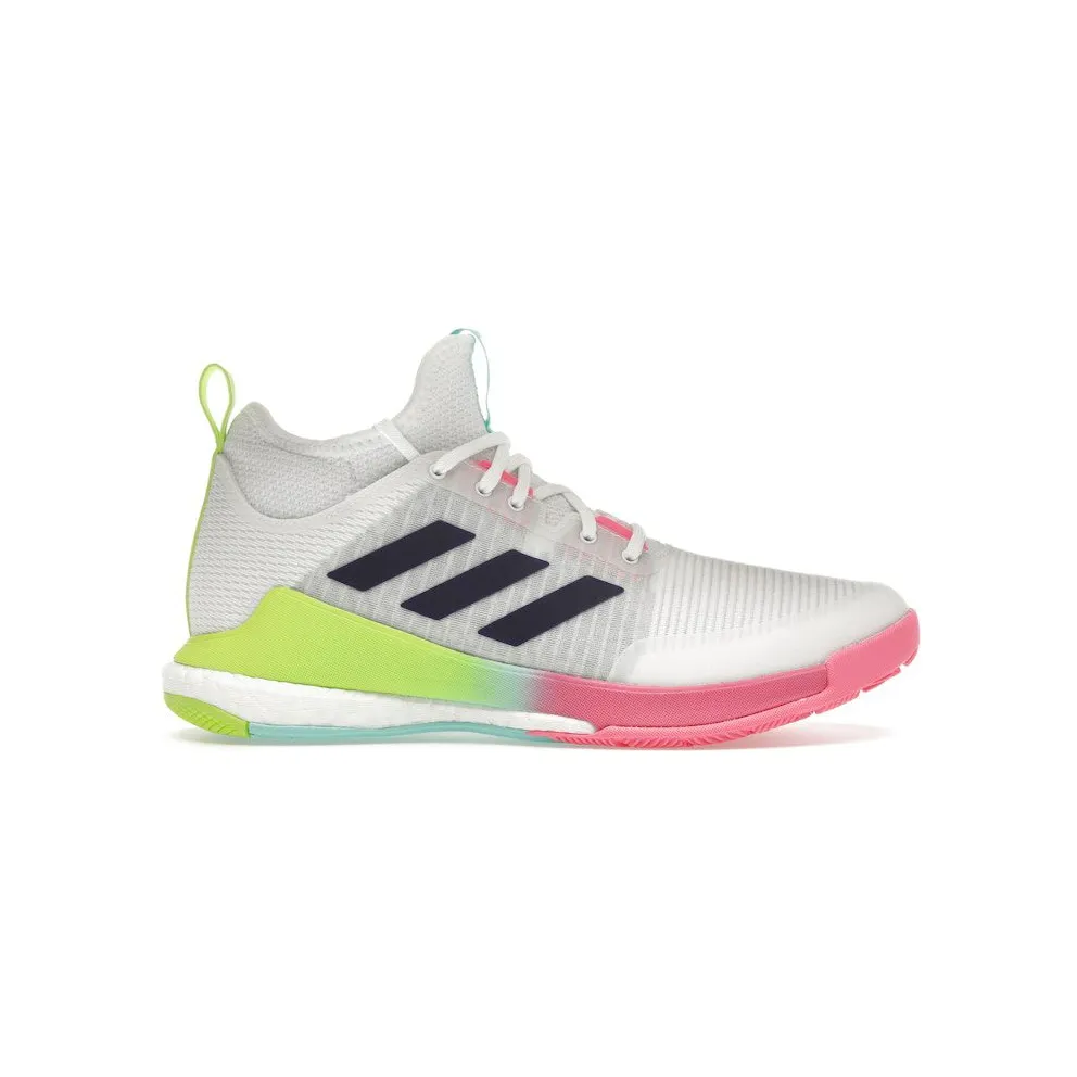adidas Crazyflight Mid White Purple Aqua (HP3337)