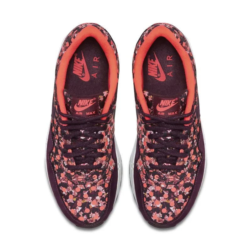 Nike x Liberty of London Air Max 1 WMNS Burgundy (540855-600)