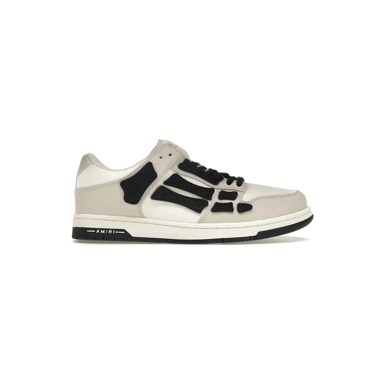 AMIRI Skel Top Low White Light Grey Black (AW22MFS003-030)