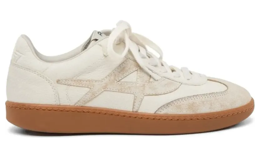 Ash Sneakers met patch – Beige (S24SUNSETMEN01)