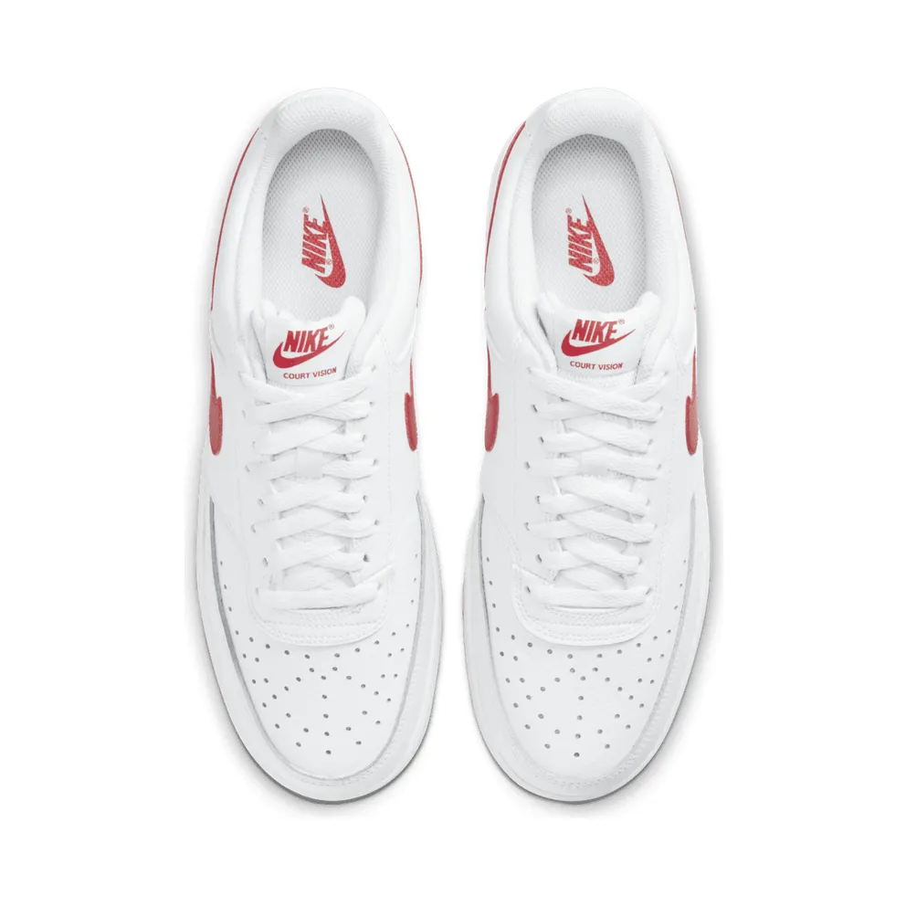 Nike Court Vision Low White University Red (2020) (CD5463-102)