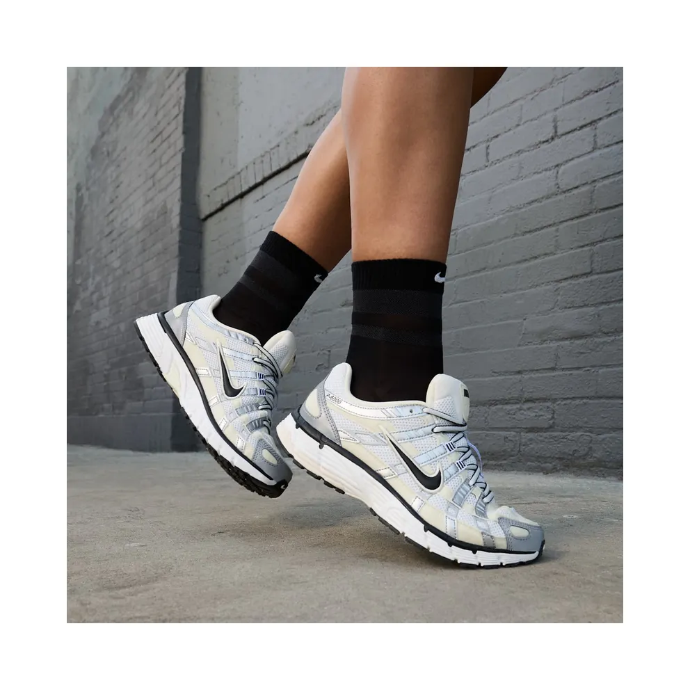 Nike P-6000 Coconut Milk Metallic Silver (W) (FV6603-100)