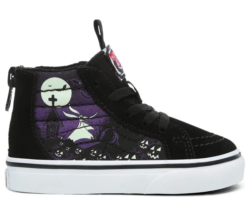 VANS Disney X Vans Sk8-hi Zip Schoenen Voor Peuters (Zwart)