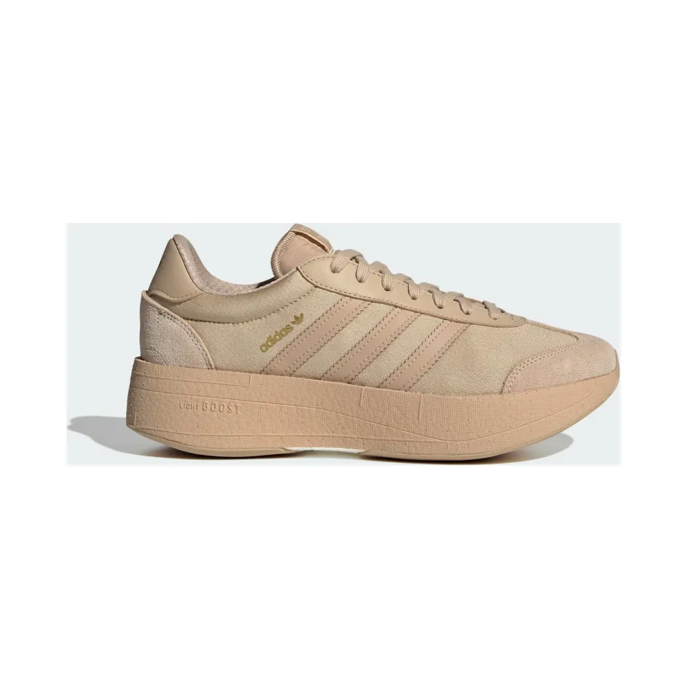 adidas City Rnr “Magic Beige / Magic Beige / Gold Metallic” (JS3623)