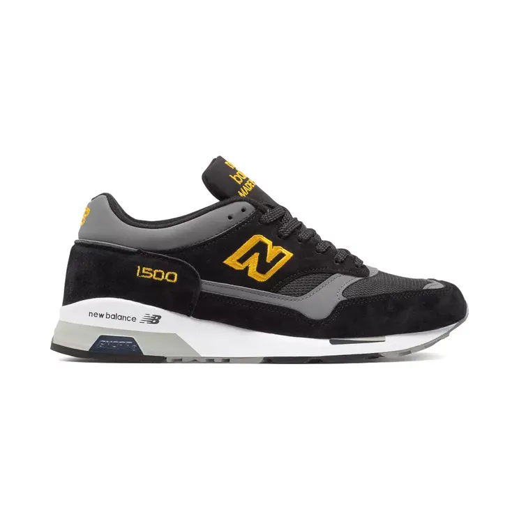 New Balance 1500 Black Yellow (Made in England) (2016) (M1500BY)