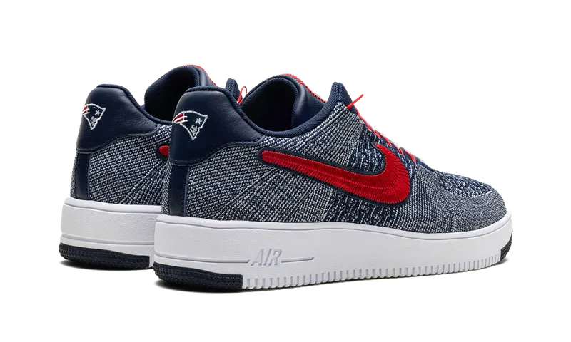 Nike Air Force 1 Ultra Flyknit Low “Patriots Robert Kraft Wolf Grey” (FV4079-012)