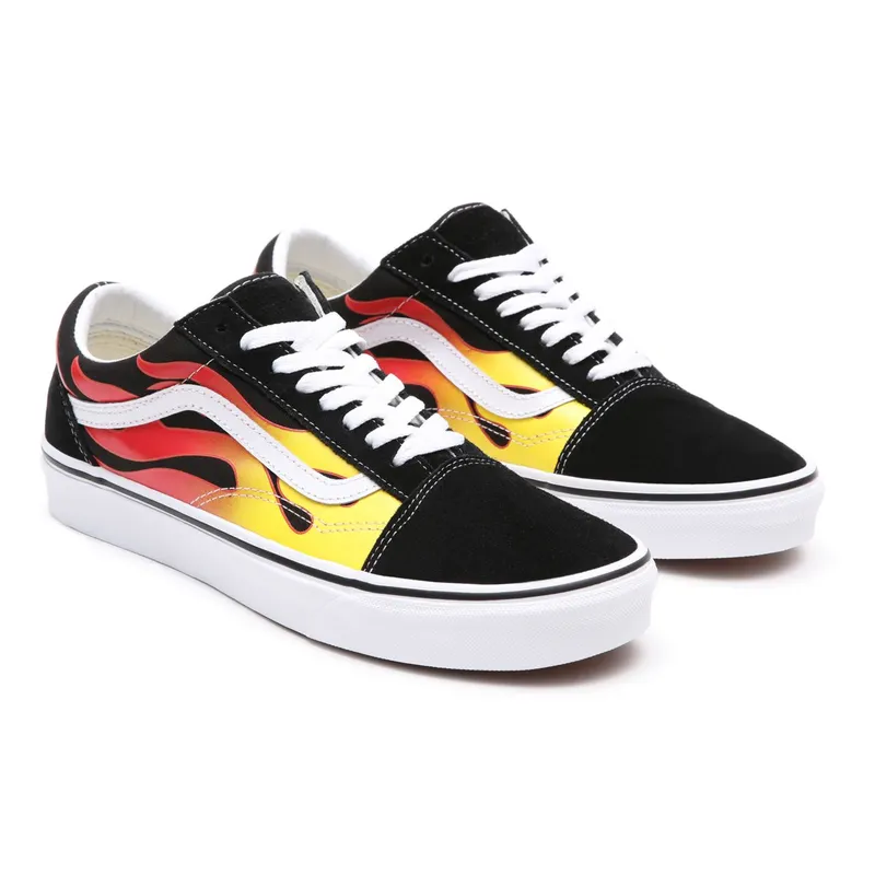 Vans Old Skool Flame (2017) Black/True White (VN0A38G1PHN)