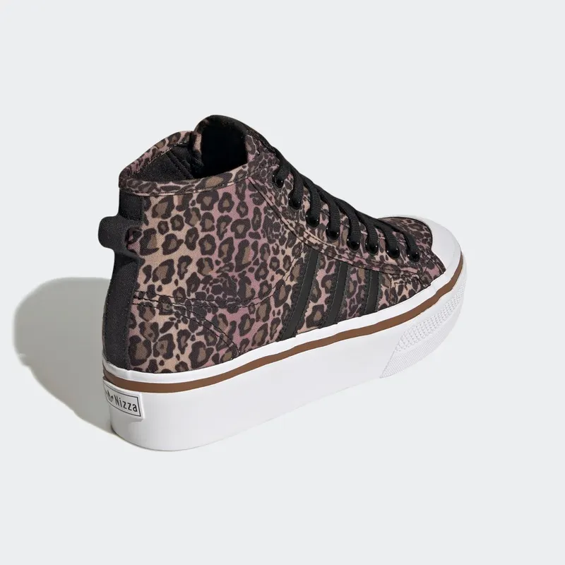 Adidas Nizza Platform Mid Core Black / Cloud White / Wild Brown (GY9531)