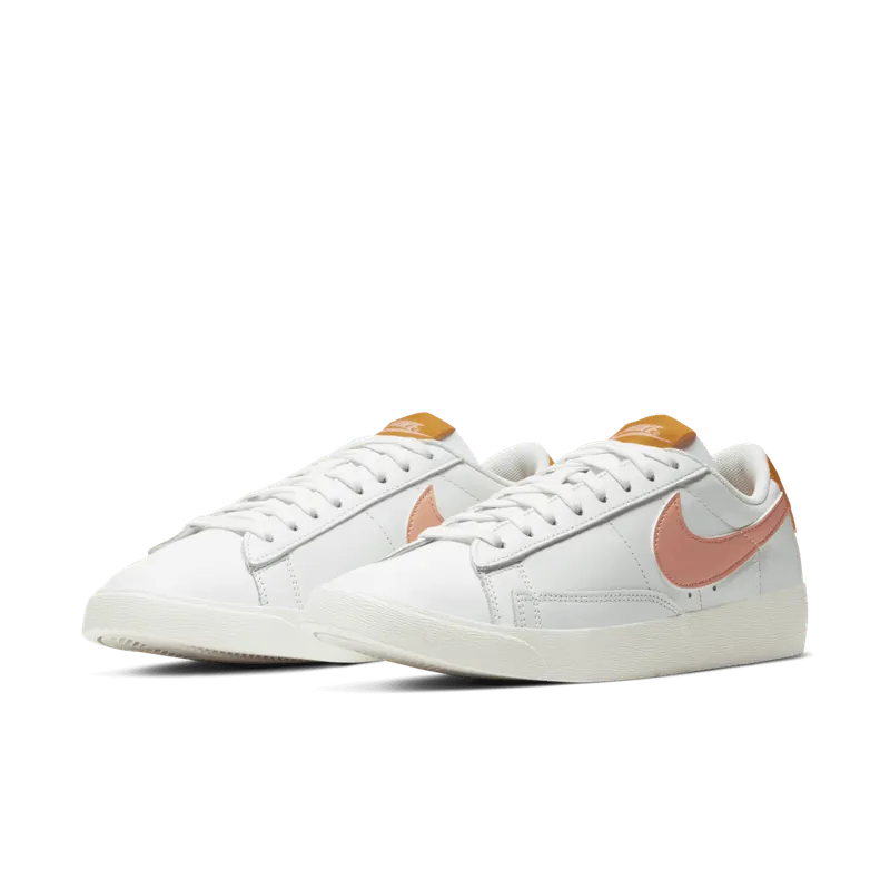Nike Blazer Low Summit White Pink Quartz (W) Summit White/Pink Quartz-Pollen Rise (AV9370-112)