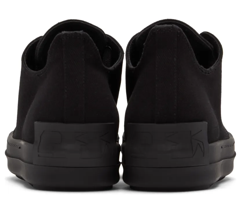 Rick Owens Drkshdw Orange License Plate Low Sneakers (DU01B7802 DMEH1) (2)