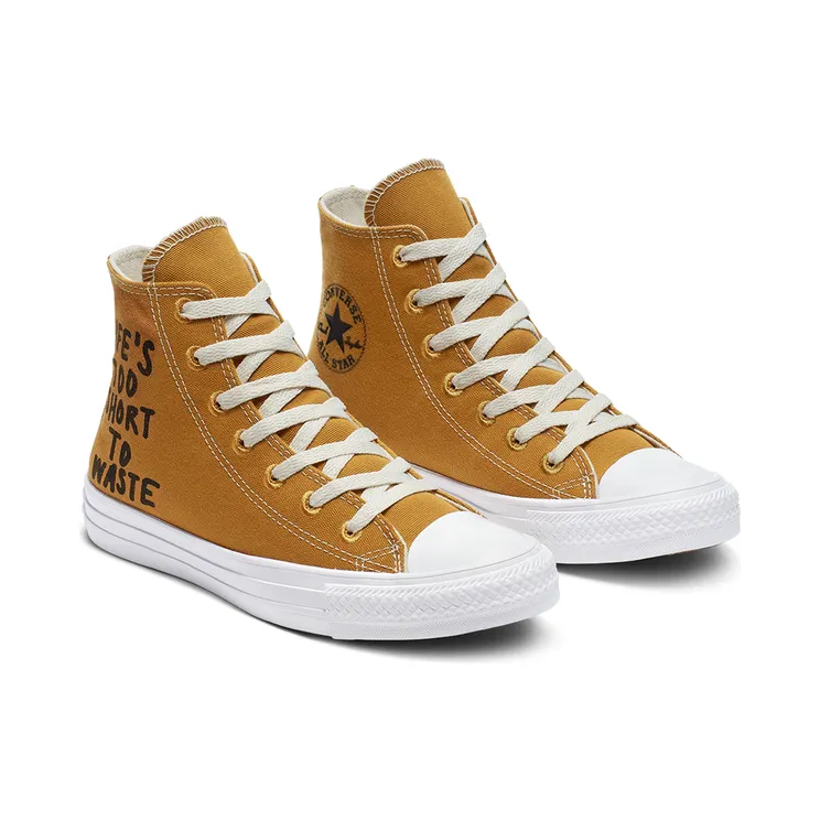 Converse Chuck Taylor All Star Hi Renew ‘Life’s Too Short To Waste’ Brown (164918C)