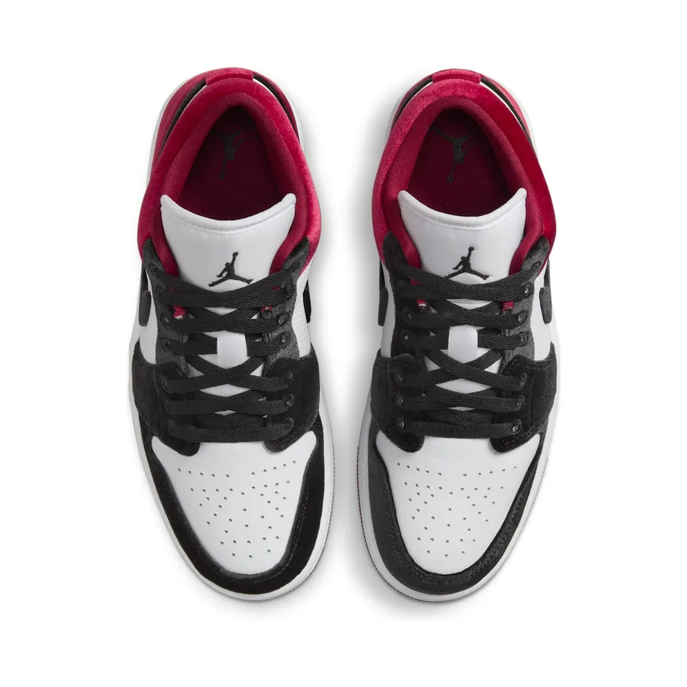 Jordan 1 Low SE “Velvet Black Toe” (FZ3242-001)