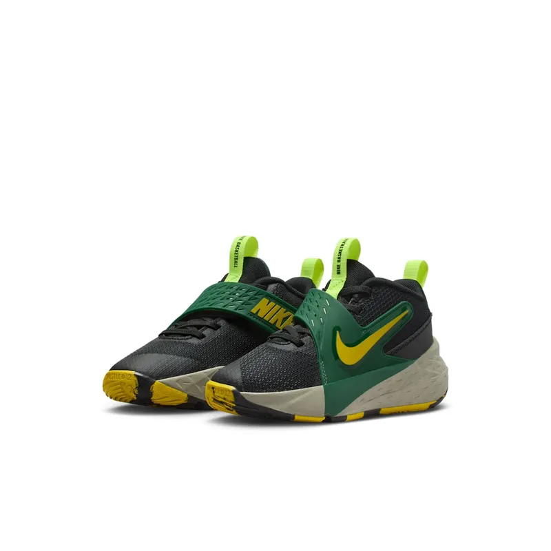 Nike Team Hustle D 12 Black Fir Light Army Bright Citron (HF6280-004)