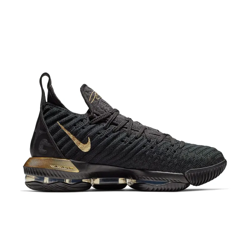 Nike LeBron 16 I’m King Black/Metallic Gold (BQ5969-007)
