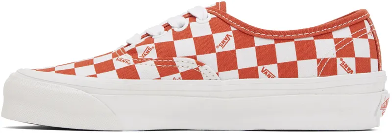 Vans Orange & White OG Authentic LX (VN0A5FBD0HL1)