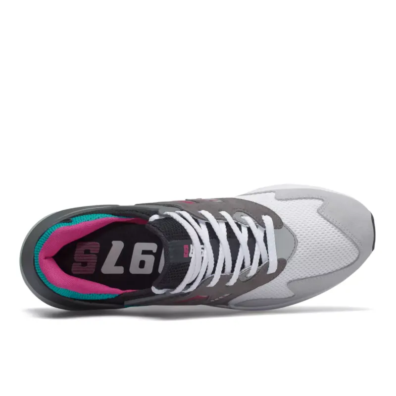 New Balance 997 S South Beach Grey/Pink-Turquoise (MS997JCF)