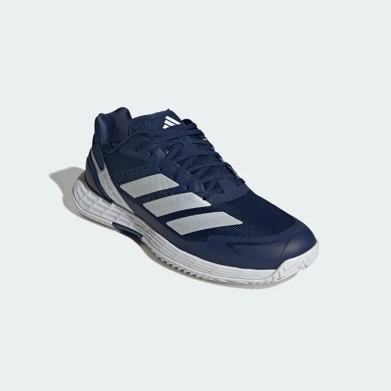 Adidas Defiant Speed 2 Tennis Shoes Dark Blue / Zero Metalic / Cloud White (KI8419)