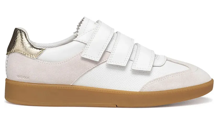Geox sneaker white/lt ivory (D65UGA09B22-C1Z1M)