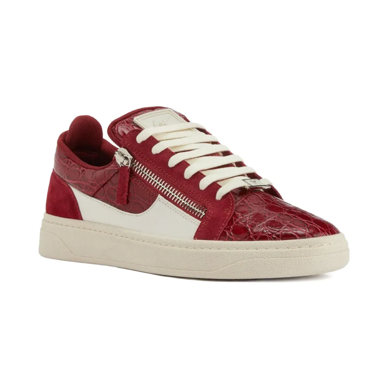 Giuseppe Zanotti Frankie met krokodillen-reliëf “Red” (RU50021001)