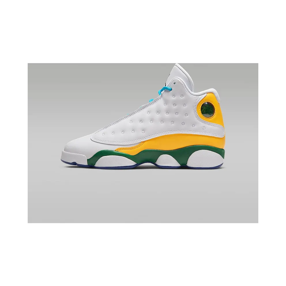 Jordan 13 Retro Playground (GS) White/Black-Court Purple-Total Orange-Pine Green (CV0785-158)