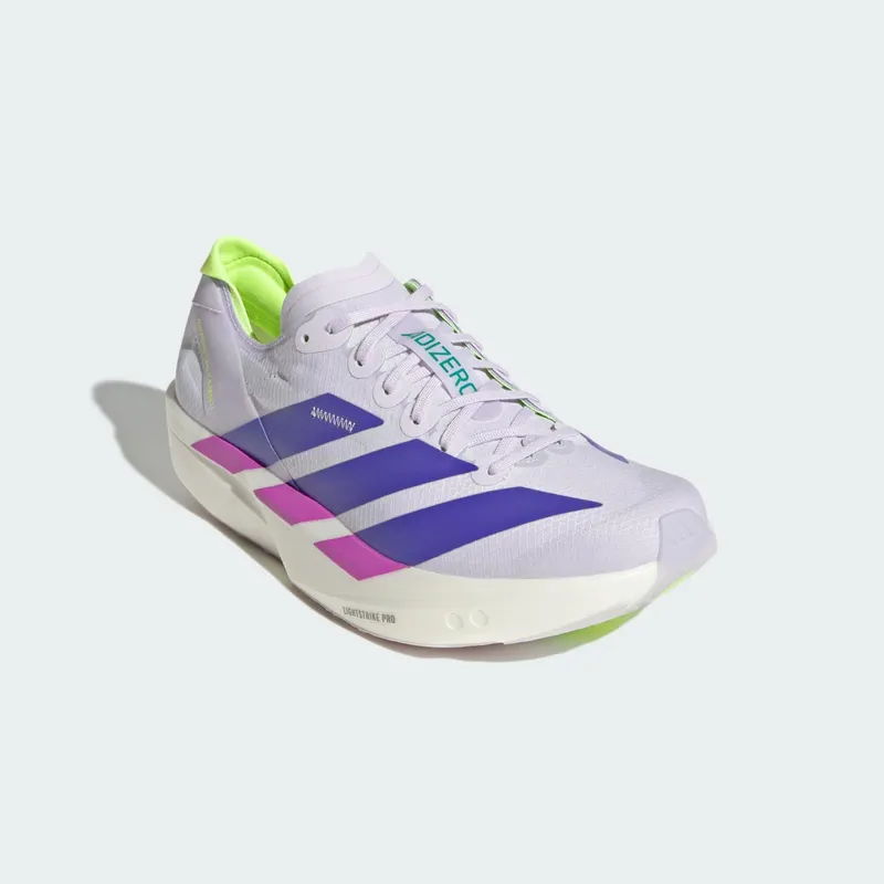 Adidas ADIZERO TAKUMI SEN 11 Running Shoes Purple Tint / Solar Purple / Signal Green (KI5714)