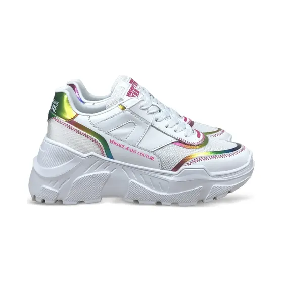 Versace Jeans Couture mit holografischem Detail “White” (78VA3SC4ZPB06)