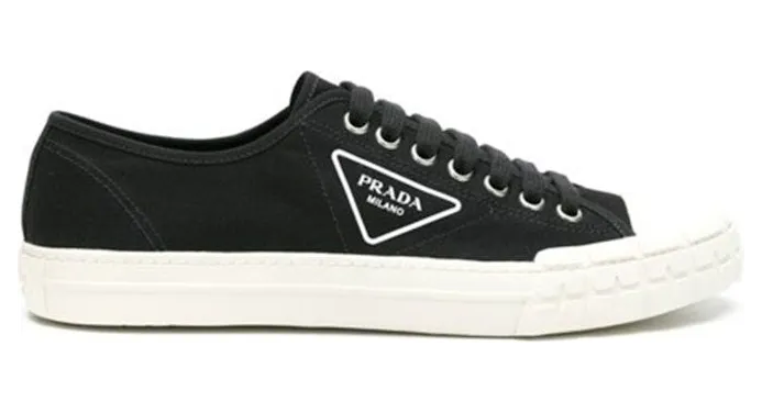Prada Wheel Cassetta Low Black White