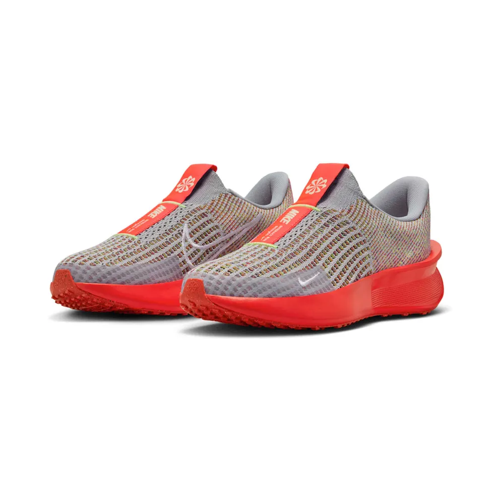 Nike Interact Run EasyOn SE Wolf Grey Barely Volt Multi-Color White (HQ2698-002)