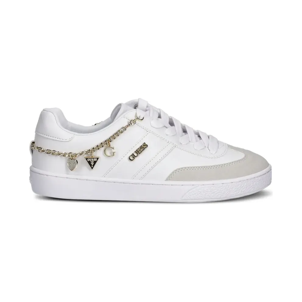 GUESS USA mit Anhängerdetail – White (FLTNAOLEA12)