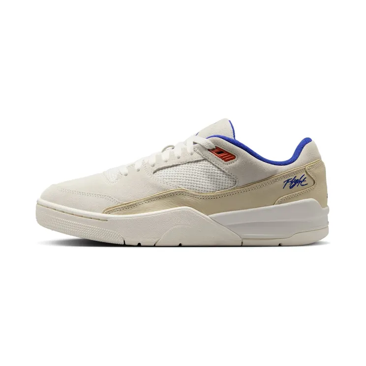 Jordan Flight Court Beige “Phantom / Chile Red / Deep Royal Blue” (HF3255-005)