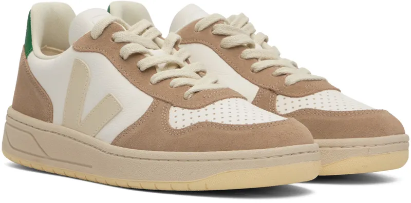 VEJA V-10 “White/Tan” (VX0502961)