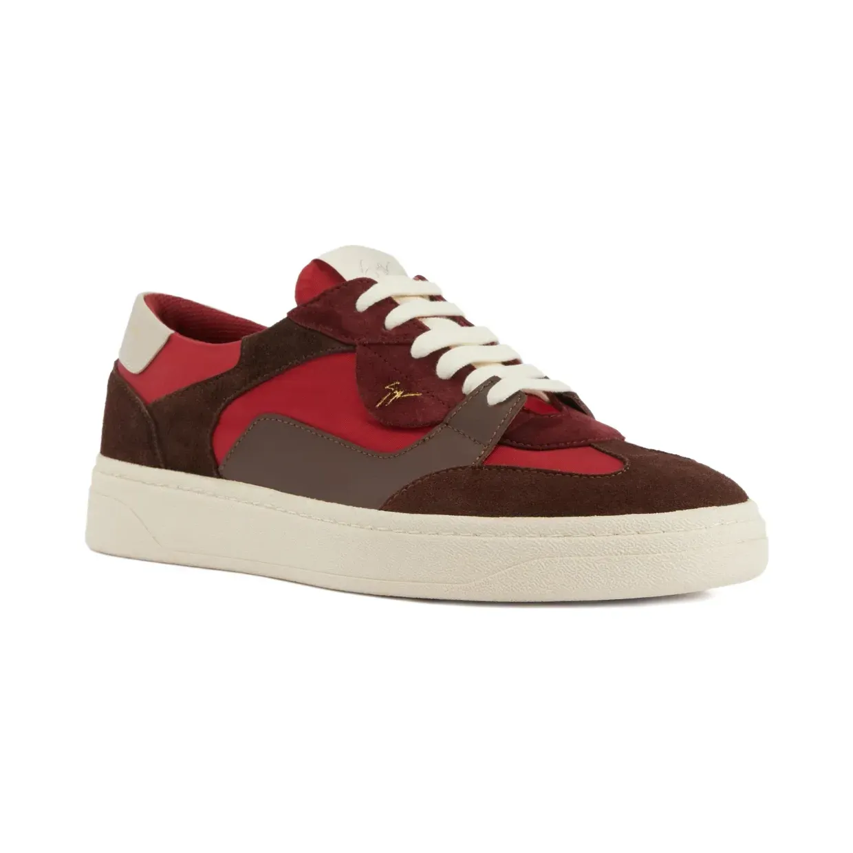 Giuseppe Zanotti GZ94 met suède vlakken “Red” (RU50018005)