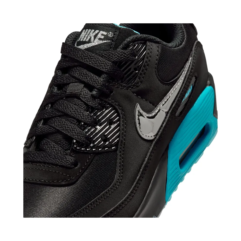 Nike Air Max 90 LTR “Black / Gamma Blue / Ice / Chrome” (IM7744-001)