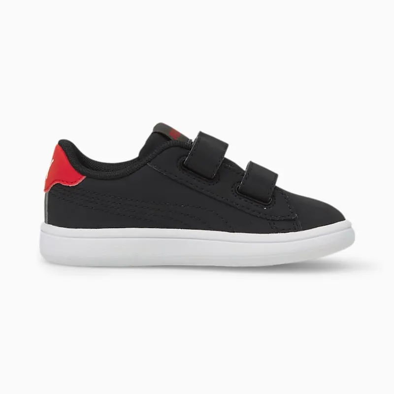 Puma Smash v2 Lil V Babys’ White/Black (380905-02)