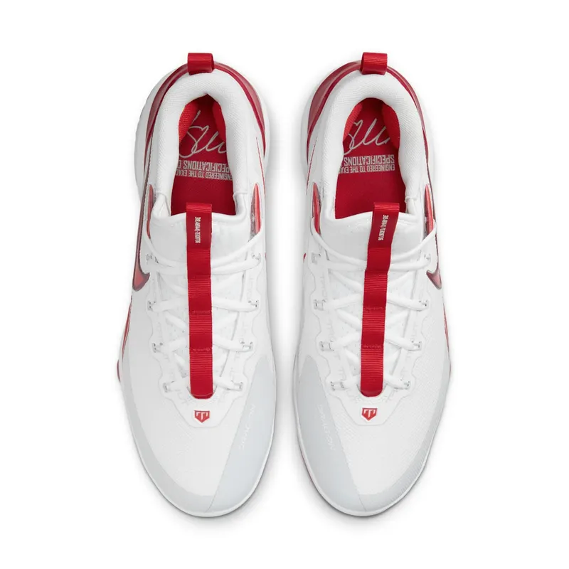 Nike Force Trout 9 Elite MCS White Pure Platinum Team Red University Red (FZ0884-101)