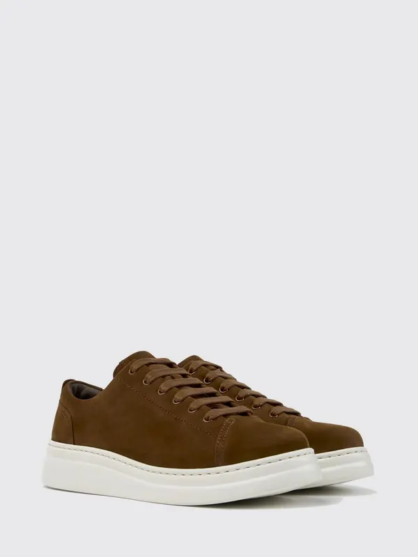 Camper Runner Up Platform in Nubuck with XL Extralight Sole Brown (K200645-103RUNNERUP0)
