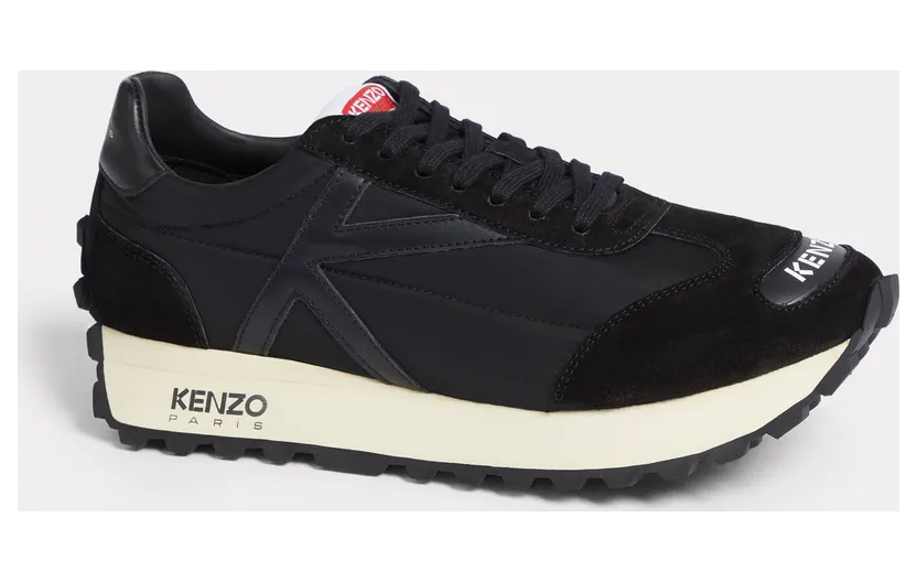 Kenzo Baskets Kenzosmile Run Homme Noir – Taille 40 (FD55SN050F54)