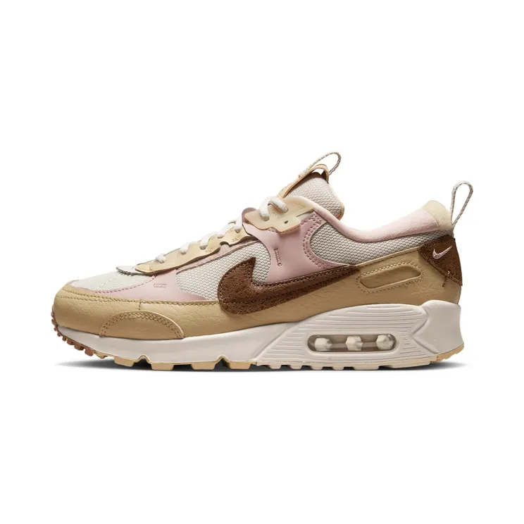 Nike Air Max 90 Futura Neapolitan “Light Orewood Brown / Sesame / Pink Oxford / Archaeo Brown” (DZ4704-100)