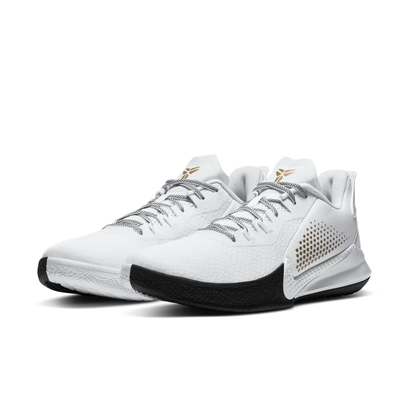 Nike Mamba Fury White Metallic Gold White/Metallic Gold-Black (CZ8770-100)