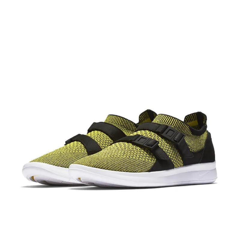 Nike Air Sockracer Flyknit Black White-Yellow Strike (W) Black/White-Yellow Strike (896447-003)